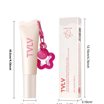 Tvlv Color Lip Gloss Lip Balm Lip Oil Three-In-One |   Autumn and Winter Essential Moisturizing Lip Care, Lip Wrinkle Reduction, Anti-Cracking, and Brightening