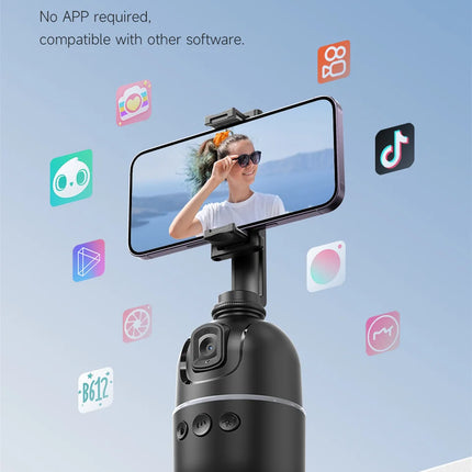 FANGTUOSI AI Smart Gimbal 360° Selfie Stick Auto Face Tracking Gimbal Rotation For Smartphone video Vlog Stabilizer Phone Holder