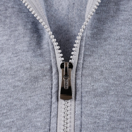 New Solid Zipper Hoodie Women Warm Fleece Hoodies Autumn Casual Hoody Street Pocket Sportswear Oversized All-Match Female Veste