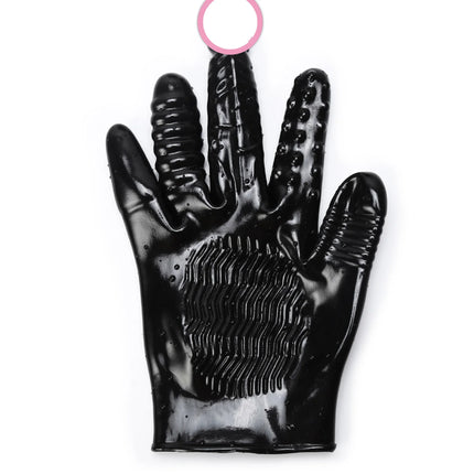 1 Pcs Five Fingers Sex Gloves Training Tools Adult Toys  Silicone   for Couples Fetish Chastity  Erotic