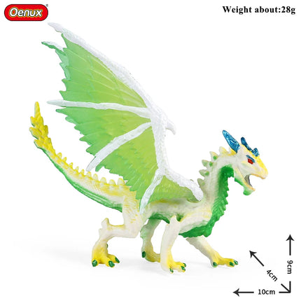 Oenux Simulation Dinosaur Dragon Turtles Fire Bull Orangutan Magma Golem Animal Model Action Figures Pvc Collection Kid Toy Gift