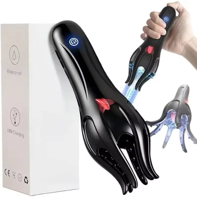 Masturbator for Men Glans Vibrating Tongue Licking Sex Oral Blowjob Lasting Delay Endurance Training Male Sex Toys for Men 18+