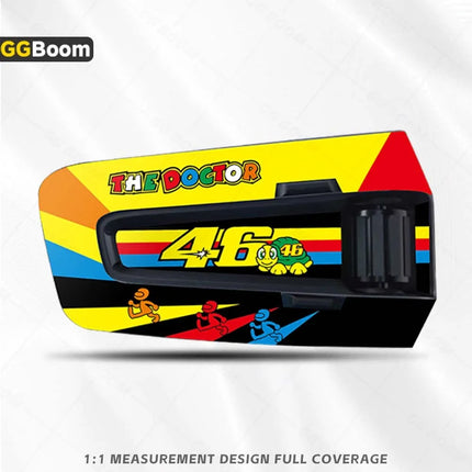 For Cardo EDGE cardo edge Motorcycle Bluetooth Headset Sticker Earphone Protection Decals Scratch-Resistant Waterproof
