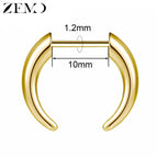 142-Gold-10MM / Nose Rings & Studs
