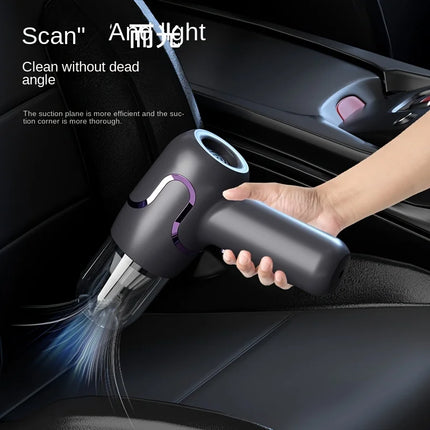 12500Pa Portable Car Vacuum Cleaner Cordless Handheld 4-in-1 Suction/Blow/Pump/Inflate Mini Vacuum for Car Home Desktop Cleaning