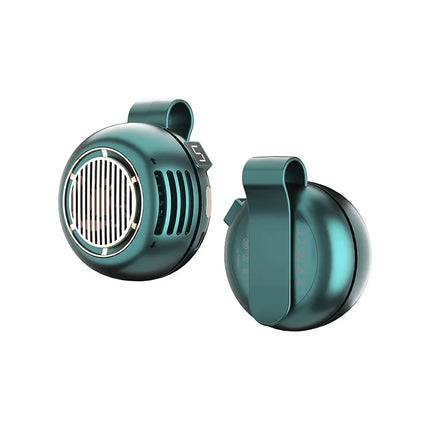 Lenovo Portable Clip Fan Mini Bladeless Handheld Air Cooler Small Strong Wind Wearable Belt Fan USB Rechargeable Cooling Fan