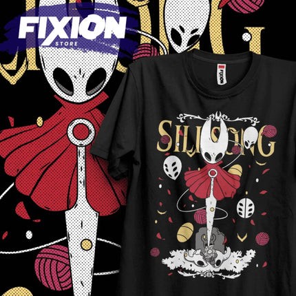 New Game Hollow Knight Silksing Print T-shirt Women Men Street Y2k Gamers Tee Loose Oversized Cotton High Quality Short Sleeves