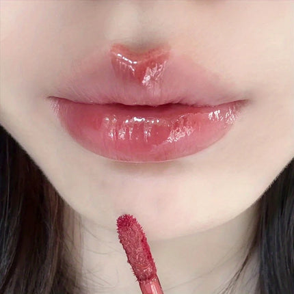 Mirror Lip Glaze - Glossy Lip gloss,Moisturizing Non-stick Cup Nude Lipstick High Pigmented Liquid Lipstick Lip Cosmetic Makeup