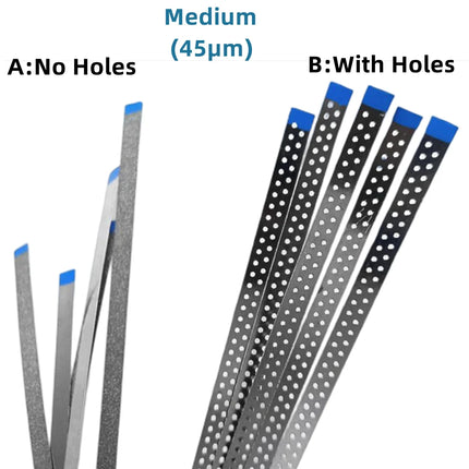 Dental Metal Polishing Stick Polish Strip with Double/Single Sides of Diamond Sanding Surface Teeth Whitening Materials 4mm