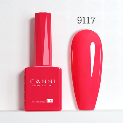 9ml CANNI Gel Nail Polish HEMA FREE TPO FREE Round Brush Gorgeous Color Soak Off UV LED Semi Permanent Gel Varnish Winter Nails