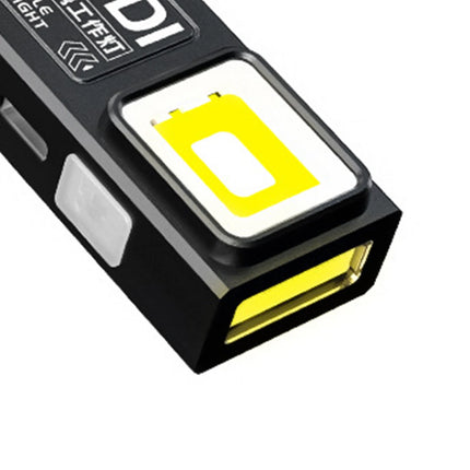Mini Portable Rechargeable LED Torch Light, Waterproof Outdoor Work Pocket Flashlight with Clip Magnet Compact LED Flashlight