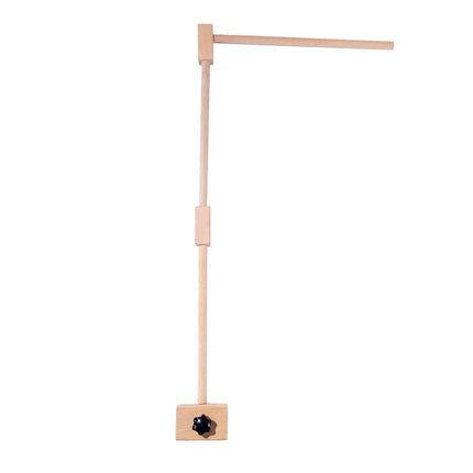 Baby Wooden Bed Bell Bracket Mobile Hanging Rattles Toy Hanger Cloud Shape Baby Crib Mobile Bed Bell Toy Holder Arm Bracket Gift