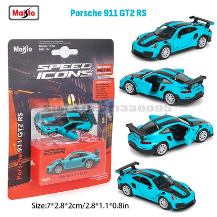 Maisto 1:64 Ferrari 812 Superfast SF90 SP1 Lamborghini 37 Chassis full alloy die-casting car model collection gift toys