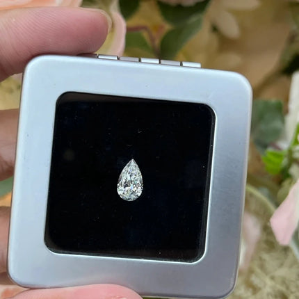 Pear Shape Lab Grown Diamonds With IGI Certificate CVD HPHT 1ct 1.5ct 2ct 2.5ct 3ct 5ct Laboratory Diamond Wholesale