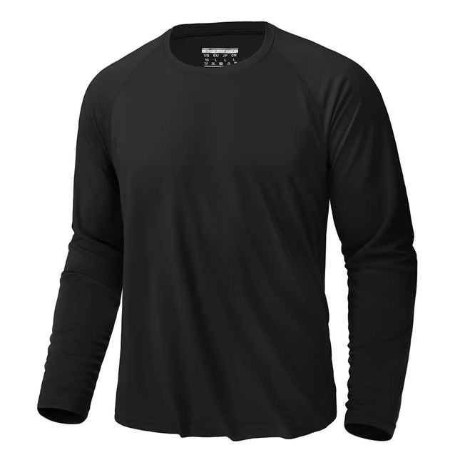 TACVASEN UPF 50+ Sun Protection T-shirts Men's Quick Dry Long Sleeve Athlectic T Shirts Performance Sports T-shirts Tee Tops