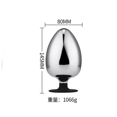 Runyu Metal Anal Plug Sexy Adult Butt Plug Penetration Anal Toy Plug Anul Huge Dildo Fetish But Pluk Erotic Products SM Sex Toys