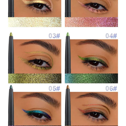 Optical Chameleon Eyeliner Gel Pen Waterproof Sweatproof Eyes Liner Pencil Long-lasting Non-smudge Brightening Eyeshadow Stick