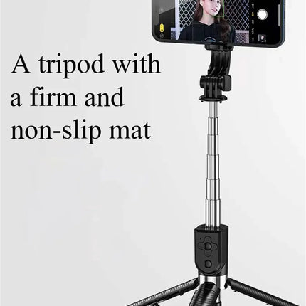 1.67M Long Extended Bluetooth Wireless Selfie Stick Live Broacast Stand Holder Tripod Foldable With Fill Light For Smartphones