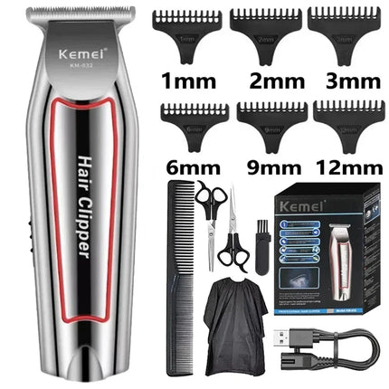 Kemei Professional Hair Trimmer Electric Beard Trimmer for Men Hair Clipper Hair Cutter Machine Haircut Grooming Kit KM-032