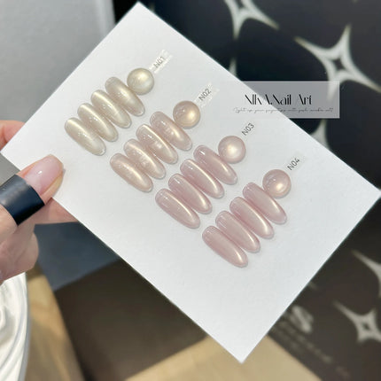 Nude Base Color Magnetic Gel Golden Crystal Cat Eye Gel Nails Polish 5ML Semi Permanent Soak Off UV LED Nail Gel For Nail Salon