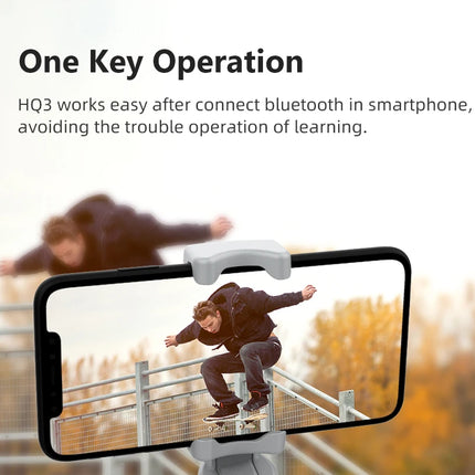 AXNEN HQ3 3-Axis Gimbal Stabilizer for Smartphone Handheld Phone Video Record, Android iPhone Tiktok Vlog Cellphone Stabilizer