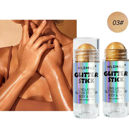 4 Colors Brighten Highlighter Bar Cosmetics Face Contour Bronzer Shimmer Highlighter Stick Body Highlighter Beauty Makeup