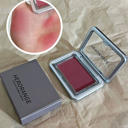 HERORANGE Monochrome Matte Blusher Palette Soft Silky Natural Nude Low Saturation Cheek Rouge Powder Makeup For Women