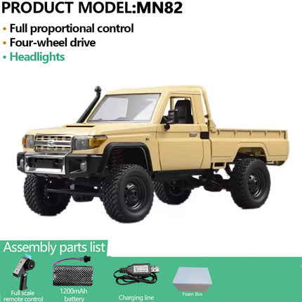 MN82 MN82PRO MN82S MN82T RC Car 1/12 4WD 2.4G Remote Control Car Climbing Off-road RC Crawler LED Light Truck RC Toys As Gift