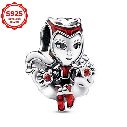 TOP 925 Sterling Silver Marvel Anime Avengers Lron Man Helmet Charms Fit Original Bracelet Womens Pendant Beads Jewelry Hot Gift
