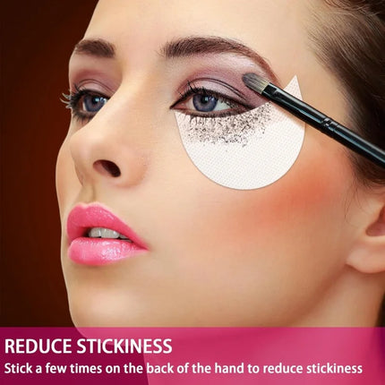 200/50pcs Eyeshadow Stencils Eyeliner Aider Sticker Cosmetics Eye Eyelash Extension Cotton Patch Sticker For Removing Eyelashes