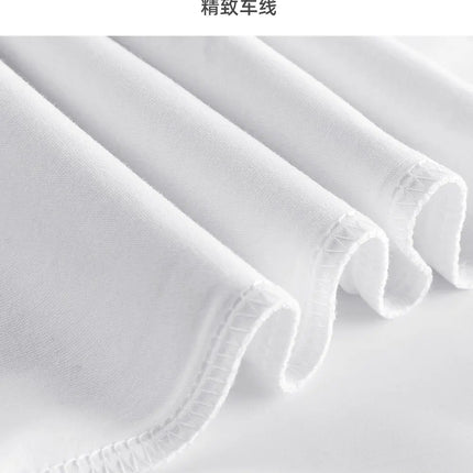 600G Heavy Cotton Short-sleeved T-shirt Men's and Women's Summer Loose Casual Trend Versatile Round Neck Half-sleeved Clothes