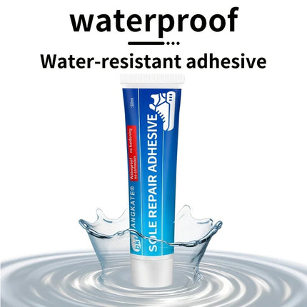 Waterproof Shoe Sole Repair Glue Super Strong - Durable Sealant for Crack Filling, Black Repair Paste for Rubber Materials