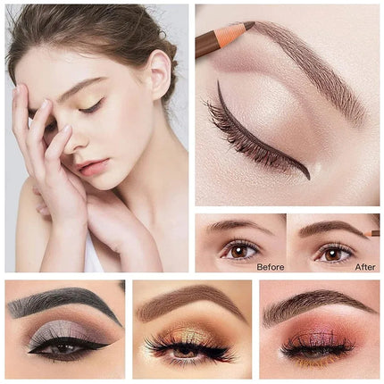 5pcs Hengsi Professional Microblading Pencil Permanent Eyebrow Pencil Tattoo Waterproof Art Tint Makeup Eye Brow Pen