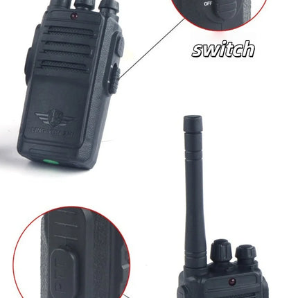 Walkie Talkie Toy Interphone Dialogue Wireless Pager Indoor and Outdoor Communication Game 2pcs/set Not Include Battery
