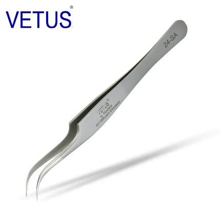 VETUS Original 32-SA Tweezers Hyperfine High Precision Non-magnetic Anti-acid Pincers Eyelash Grafting Manicure ESD Forceps