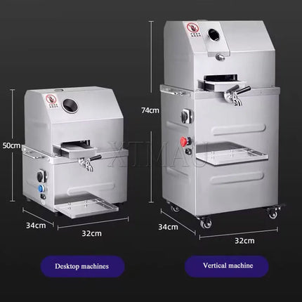 Electric Sugarcane Machine Desktop Vertical Commercial Juicer Stainless Steel Juicer Equipment