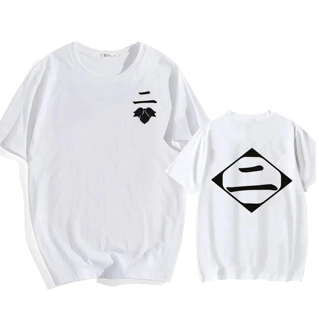 Hot Sale Anime Cotton T-Shirt Bleach Cosplay Shirt Zaraki Kenpachi Men Women O-Neck Short Sleeve Tee Fashion T-shirt For Fans