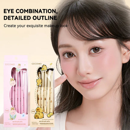 GECOMO Eye makeup brush set, Detail brush, Shading brush,Nose Shadow Eye Makeup set,a complete set of makeup tools for beginners
