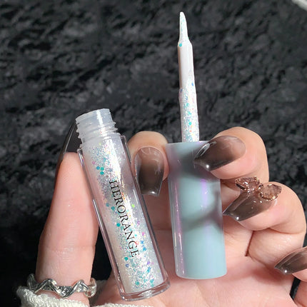 Glitter Highlighter Liquid Eye Shadow Eyeliner Durable Waterproof Gold Shimmer And Shine Eye Silkworm Pencil Makeup Beauty Tool