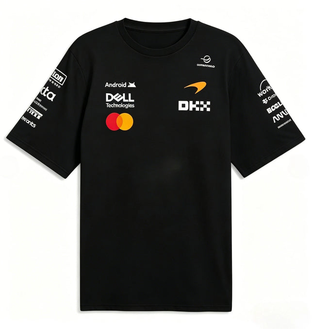 Men's T-Shirt Summer Racing Style Print Casual Loose Crew Neck Short Sleeve Tee Fashion Streetwear Sports Daily Wear Tops for Male
