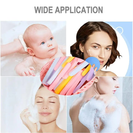 12PCS/Set Cosmetic Puff Compressed Cleaning Sponge Facial Clean Washing Pad Remove Makeup Skin Care Tool Cleaning Puff