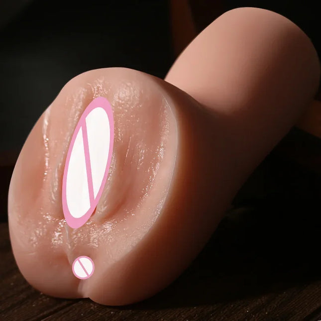 Real Male Masturbator Sex Doll with Breasts Ass Sex Realistic Vagina Anal Insertable Anus Pussy for Men Masturbation Adult Toys