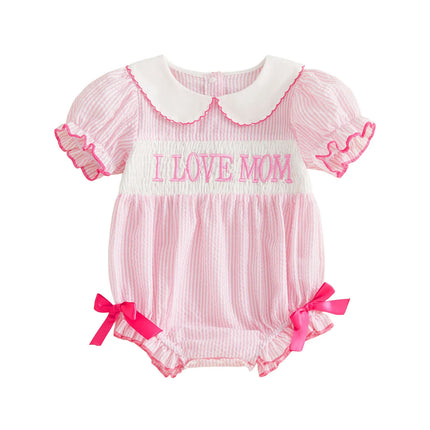 Baby Toddler Girl Bowknot Romper Doll Collar Sleeveless Bodysuit Cute Summer Infant Clothes 2026 New