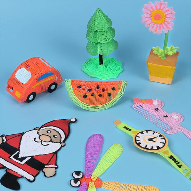 Low-Temp Safe 3D Printing Pen for Kids Cordless Wireless Design with PLA Filament Burn-Free 3D Pen Art Toy for Birthday Gift
