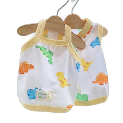New Summer Small Dog Vest Summer Cool Thin Cat Sleeveless Vest Breathable Cute Medium Dog Halter Vest Clothes Puppy Halter Top