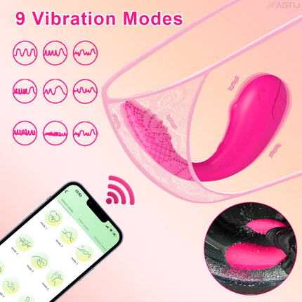 APP Control Wearable Vagina Vibrator for Women Vibrating Love Egg Panties Vibrator Female Masturbation Sex Toy for Couples Game