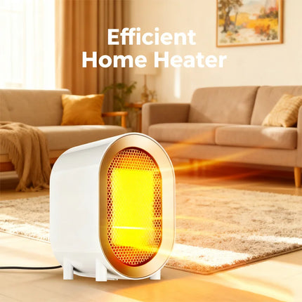 Electric Fan Heater For Room Winter 1200W Fast Heating Bathroom Living Room Office Desktop Portable PTC Ceramic Warm Air Blower