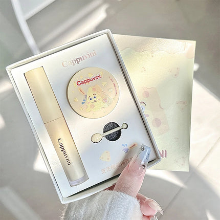 Cappuvini Exfoliating Honey Lip Balm Relieves Dry Moisturizing Lip Gloss Cream Light Texture Watery Lip Mask Makeup Lip Care Set
