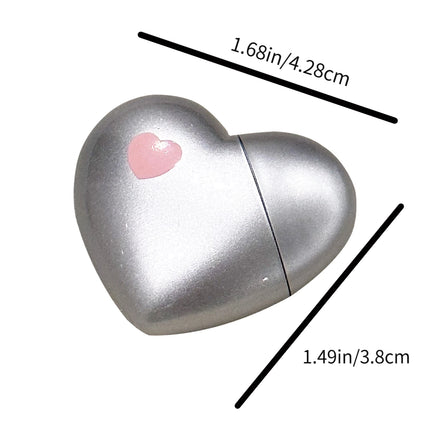 Mini Black Silver Heart Velvet Matte Lipstick Lip Mud Lip Gloss Nude Waterproof Lasting Lip Tint Cosmetic Makeup