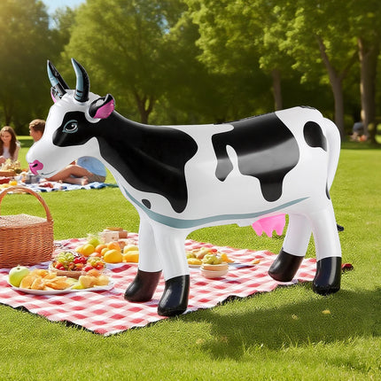 1PC  Inflatable Cow Blow up Farm Animals Western Birthday Party Decorations Decorative Inflatable Animals Gifts for Farm